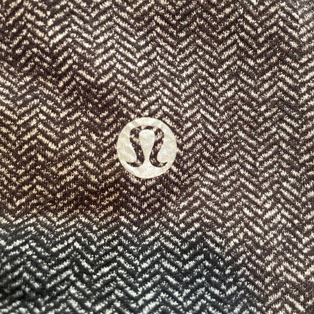 Lululemon Wunder Under Leggings Herringbone Dark Grey High Rise Active SZ 4 $98 - Picture 7 of 12